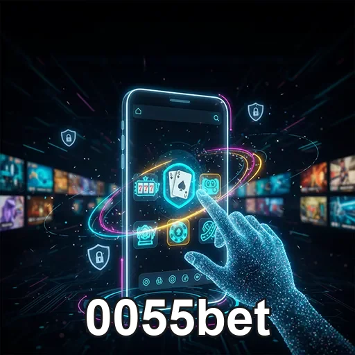 Página do 0055bet mostrando opções de apostas e promoções no aplicativo 0055bet-App06.