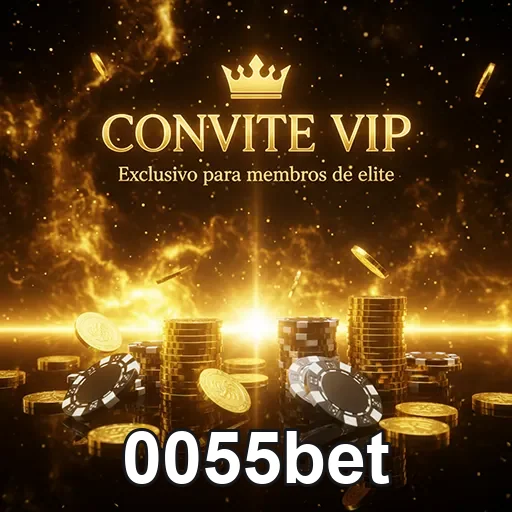 Imagem promocional do site 0055bet com destaque para sua área VIP exclusiva e confiável.